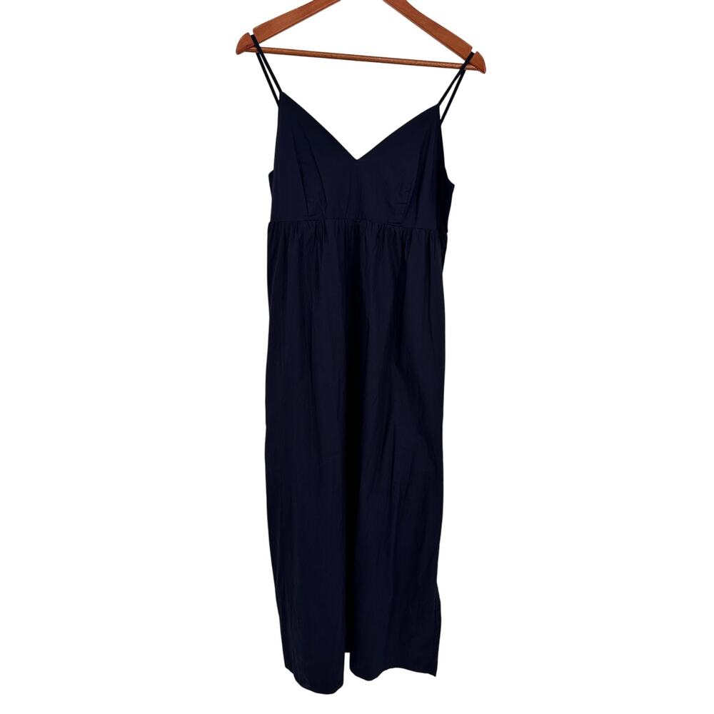 QUINCE NWT Organic Cotton Sleeveless Maxi Dress in Navy // S - Picture 4 of 12